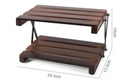 Table pliante de camping en bois massif, légère, portable, design moderne, mobilier d'extérieur pour cuisine et pique-nique