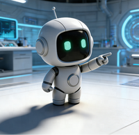Figurine d'action intelligente en plastique personnalisée, jouet IA, figurines d'action en PVC personnalisées OEM, jouet intelligent, compagnie pour enfant, robot IA