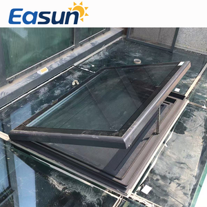 Hiện Đại 780Mm X 980Mm Tự Động Đôi Kính Cửa Sổ Ánh Sáng Cửa Sổ Không Thấm Nước Hợp Kim Nhôm Trượt Gấp Cổ Louver Cố Định Côn Trùng - Product Image 3