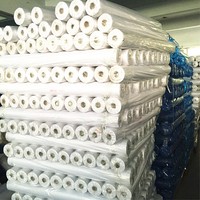 Tissu liant thermique certifié Oeko Tex Microdot non tissé fusible double point PES gomme adhésive interlignage pour tissu