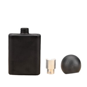 Elegante Flacone di Profumo in Vetro Nero Premium da 30ml 50ml con Spray Dorato, Diffusore di Oli Profumati <span class=keywords><strong>per</strong></span> Fragranze Domestiche - Product Image 5