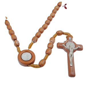 <span class=keywords><strong>St</strong></span> <span class=keywords><strong>Benedict</strong></span> 아크릴 카톨릭 목걸이 묵주 코드 선물 - Product Image 3