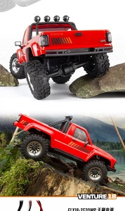 HPI 160803 Venture18 FLUX 1/18 4WD Borstelloze RC Crawler Gelicenseerde <span class=keywords><strong>Hilux</strong></span> SR5 2-versnellingsbak Metal Gear Waterdichte Truck RTR - Product Image 6