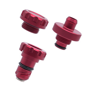 Engine Oil Quick Drain <b>Plug</b> Red For Ford F-150 Raptor Mustang 2015-2021 <b>Replacement</b> Part - Product Image 5