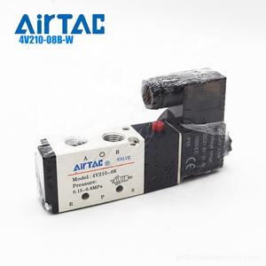 Magnetventil 1/4''PT Pneumatischer AirTAC 4V210-08 12V/24V/110V/220V Einzels pule Externe vor gesteuerte elektrische 2 Position 5 Wege - Product Image 2