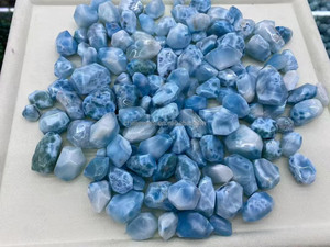 Pierre brute de Larimar de la République Dominicaine, spécimen minéral brut, prix d'usine, vente en gros pour exportateurs - Product Image 3
