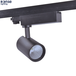 Ronse Gallery <span class=keywords><strong>LED</strong></span> Rail hệ thống chiếu sáng nhấp nháy miễn phí 10-60 độ Chùm tia góc điều chỉnh Zoomable 10 Wát theo dõi ánh sáng xi lanh - Product Image 2