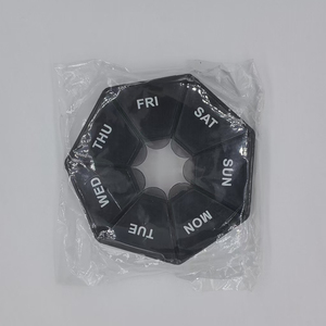 1Pc 7 Days Weekly Color Medicine Box Pill Box Dispenser Portable Travel Vitamin Box Sort <b>Tablet</b> Holder Organizer <b>Container</b> Cases - Product Image 3