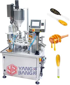 YB-FBJ automatische einfach zu bedienende kundenspezifische einweg horizontale Honiglöffel-Verpackungsmaschine aus Plastik für essbares