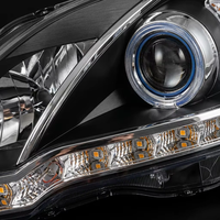 Kit de phares LED DRL à double faisceau avec lentille Angel Eye 12V pour Honda CRV 2007-2011 Série RE