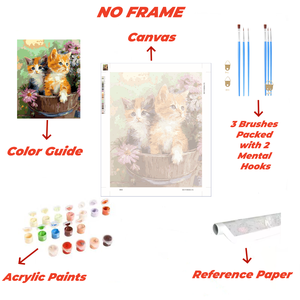 HJ Painting Customs DIY Umweltfreundliches Blumen- und Früchte-Acrylmalerei-Set nach Zahlen ohne Rahmen für Bastelgeschäfte und Wiederverkauf - Product Image 6