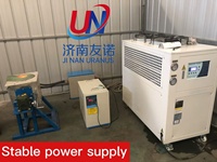 Four de fusion à induction pour déchets métalliques (fer, acier, cuivre, aluminium) de 100 kg à 1 tonne, avec PLC, moteur, boîte de vitesses, haute efficacité énergétique