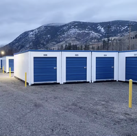 Conteneurs modulaires chinois pour le stockage, unités de stockage mobiles, installations de stockage portables, unités de stockage portables autoportantes