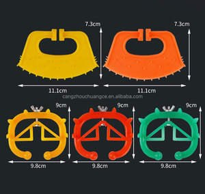 Anillos Nasales de Plástico para Bebés Vacas, Prevención de Succión de Leche, Anillos Nasales para Ganado, Espinas Nasales para Vacas, para Granjas Ganaderas - Product Image 2
