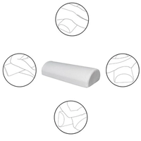 Vente en gros de coussin de repose-pieds de traversin pour coussin de dessous de bureau coussin d'avion de bureau jambes pieds genouillère demi-lune oreiller en mousse à mémoire