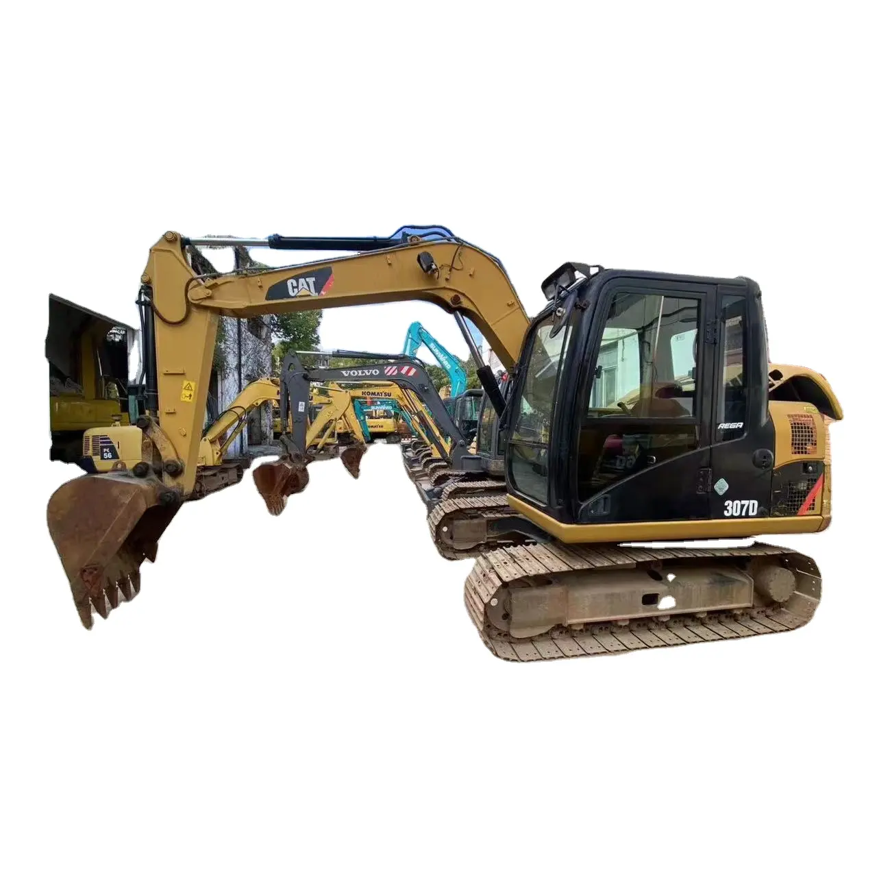 used Caterpillar 307 excavator 7 tons CAT307D CAT307E High quality small garden track type second-hand excavator new launched