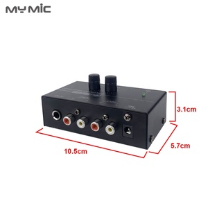 Mini amplificateur phono PP500, préamplificateur pour casque, préamplificateur pour microphone, mixeur audio avec contrôle du volume pour tourne-disque <span class=keywords><strong>vinyle</strong></span> - Product Image 2