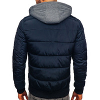 Vente en gros mode veste décontractée noire avec sweats à capuche en polaire vestes pour hommes de Chine fournisseur manteaux d'hiver pour hommes