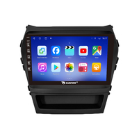Pour Hyundai IX45 Santafe 2012-2016, autoradio Android 9 pouces, double 2 Din, Octa-Core, Quad, GPS, navigation