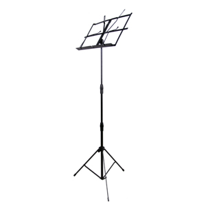 Support de partitions portable professionnel noir réglable en hauteur et en angle K-8222B - Product Image 1