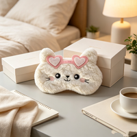 Jouet en peluche OEM, jouet en peluche personnalisé pour cadeau de voyage, certificat CE, masques pour les yeux personnalisés avec peluche