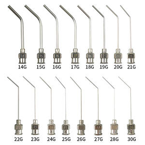 เข็มโลหะโค้ง22ก. 45 ° เหมาะสำหรับการปกปิดบริเวณที่ใช้งานได้หลากหลาย - Product Image 3