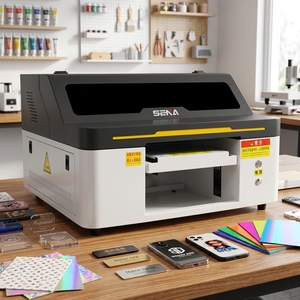 Stampante UV Flatbed A3 da Tavolo per Piccole Imprese, <span class=keywords><strong>Stampa</strong></span> su CD, Carte PVC, Scatole Regalo, Legno, Metallo, Vetro, Stampante UV LED - Product Image 1
