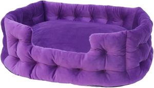 Customizable Luxury Velvet Pet <b>Nest</b> Modern Square Dog <b>Bed</b> for Large Dogs Faux Fur Removable Print Private Label <b>Bed</b> for Winter - Product Image 4