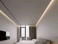 Profil en aluminium LED fixe de faux plafond SDW88.5X58.6MM adapté à l'éclairage de plafond