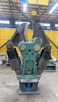 Cisaille hydraulique MONDE pour excavatrice, avec barres parallèles, broches de butée réglables, cisaille métallique rotative à 360 degrés pour la construction