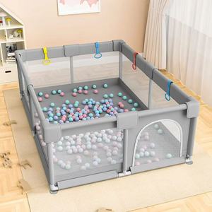 Box per <span class=keywords><strong>Bambini</strong></span> Portatile in Tessuto, Recinzione per Gattonare, Cancello di <span class=keywords><strong>Sicurezza</strong></span> per <span class=keywords><strong>Bambini</strong></span>, Giocattolo per <span class=keywords><strong>Bambini</strong></span>, Opzioni Multi-Misura - Product Image 1