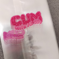 Sac d'emballage de sucettes glacées à trois côtés, sac d'emballage de sucettes glacées, sac en plastique jetable pour sucettes glacées