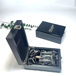 Caja <span class=keywords><strong>de</strong></span> perfume brillante con logotipo personalizado al por mayor, caja <span class=keywords><strong>de</strong></span> <span class=keywords><strong>regalo</strong></span> <span class=keywords><strong>de</strong></span> <span class=keywords><strong>madera</strong></span> <span class=keywords><strong>de</strong></span> alto brillo con inserto - Product Image 3