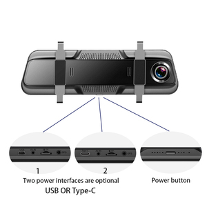 4K delantero y trasero espejo retrovisor de coche cámara de coche grabadora Dual Dash Cam coche Dvr cámara de salpicadero 4K Wifi Gps - Product Image 3