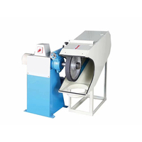 Machine industrielle de polissage de bande abrasive de deux stations pour la poignée de porte de pièces de robinet en métal