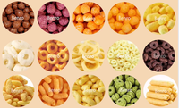 Nouvelle ligne de production automatique d'extrusion alimentaire pour bâtonnets de maïs ronds, en acier inoxydable, haute capacité