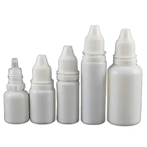 ホワイトPE 8ml 10ml 5mlプラスチック点眼容器スポイト15ml 30ml医療用スクイーズボトル