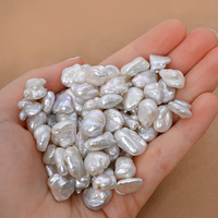 Perles de culture d'eau douce baroques naturelles de 9-11 mm, perles Keshi irrégulières en vrac pour la fabrication de bijoux, vente en gros