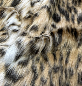 레오파드 프린트 100% 폴리에스터 인조 롱 헤어 플러시 인조 모피 의류 및 장난감 제작용 - Product Image 2