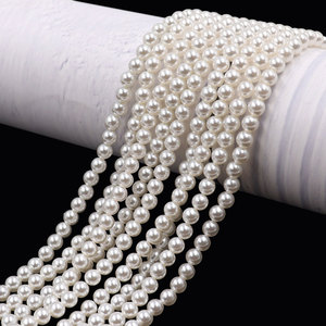 2-14mm 5A Qualité Brillant Rond Artificiel 650 Cristal Blanc Perle Perles pour Bijoux et Vêtements Conception DIY Bracelet Fabrication - Product Image 2