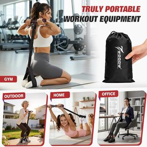<span class=keywords><strong>Bandas</strong></span> de Resistencia con Asas, <span class=keywords><strong>Bandas</strong></span> de Ejercicio Mejoradas para Mujeres, para Entrenamiento de Cuerpo Completo - Product Image 6