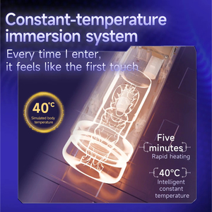 Entrenador de Dildo Realista Totalmente Automático, Copa de Masturbación Telescópica Interactiva para Sexo Oral <span class=keywords><strong>Masculino</strong></span>, Juguete Sexual para Adultos - Product Image 5