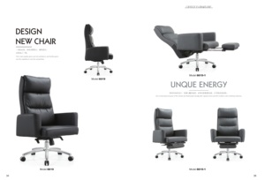 <span class=keywords><strong>Chaise</strong></span> de bureau en cuir PU à dossier haut, appui-tête réglable, <span class=keywords><strong>chaise</strong></span> de conférence à nervures en fer, <span class=keywords><strong>chaise</strong></span> de travail, <span class=keywords><strong>chaise</strong></span> de réunion, hauteur réglable - Product Image 4