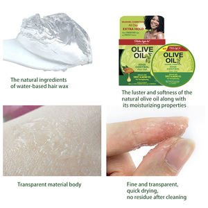 Hot Selling Olive Oil Produtos para o cabelo Styling Cera Cabelo Hidratante Durable Edge Control Ajuste <span class=keywords><strong>Gel</strong></span> Com Material Transparente - Product Image 3