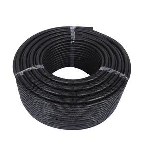 Fire Resistant Cable Sleeve Flexible Conduit PP Corrugated Pipe For Car Wire Harness Casing