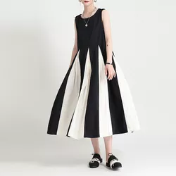 2022 Fashion Summer Crew Neck Sleeveless Strap <strong>Dress</strong> World-weary <strong>Funeral</strong> <strong>Dress</strong> Design Sense Coffee Break French Dress2017 - Product Image 6