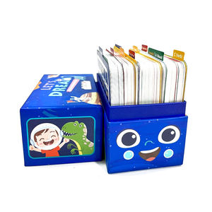 Bébé imprimé personnalisé abc pharmacologie <span class=keywords><strong>animaux</strong></span> parlant cartes flash jouets d'apprentissage des langues personnalisées cartes flash d'apprentissage - Product Image 3