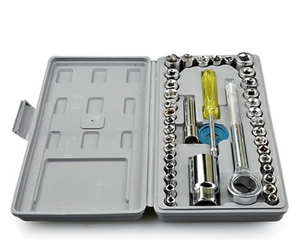 Juego de herramientas de combinación de enchufes de herramientas para coche y motocicleta de <span class=keywords><strong>40</strong></span> piezas - Product Image 4