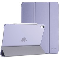 Étui de sommeil pliable transparent en PC dur pour iPad Air 13 pouces en cuir