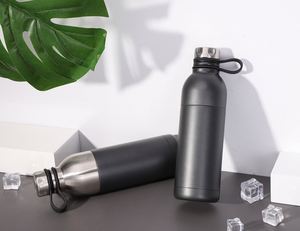 Custom Acacia Lids Insulated Double Wall Small Mouth 18/8 Stainless Steel Vacuum <b>Flask</b> Water <b>Bottle</b> - Product Image 4